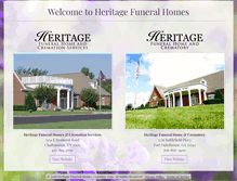 Tablet Screenshot of heritagefh.com