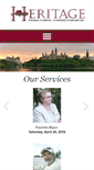 Mobile Screenshot of heritagefh.ca